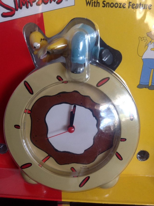 Image 3 of The Simpsons Topper Alarm Clock (with snooze feature)