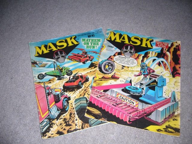 Preview of the first image of Mask Comics.