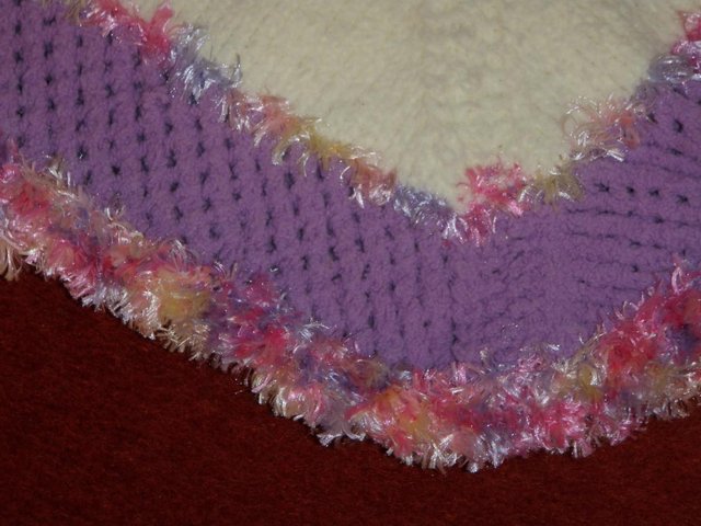 Image 2 of Girl's 'Velvet touch' hand knitted Poncho