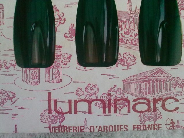 Preview of the first image of Luminarc cranberry red 6 glass set New.