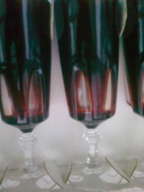 Image 2 of Luminarc cranberry red 6 glass set New