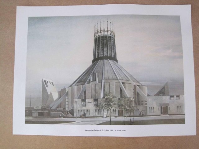 Preview of the first image of PRINT - 1969 - Liverpool catholic cathedral.