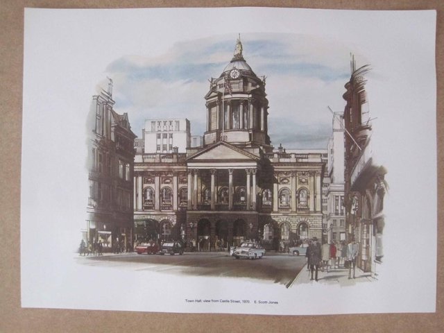 Preview of the first image of PRINT - 1970 Liverpool Townhall.