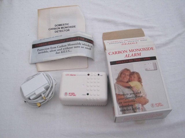 Preview of the first image of Domestic CARBON MONOXIDE Detector Alarm -plug in, no battery.