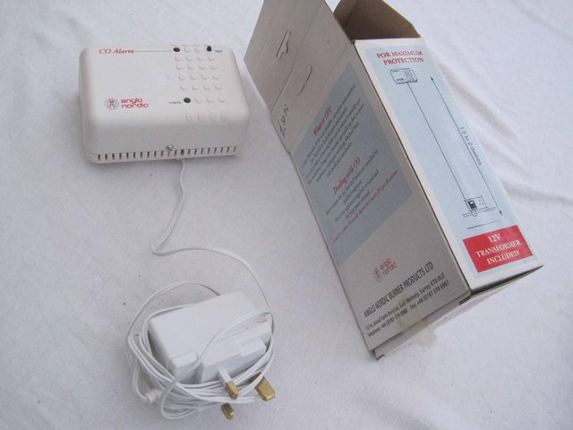 Image 2 of Domestic CARBON MONOXIDE Detector Alarm -plug in, no battery