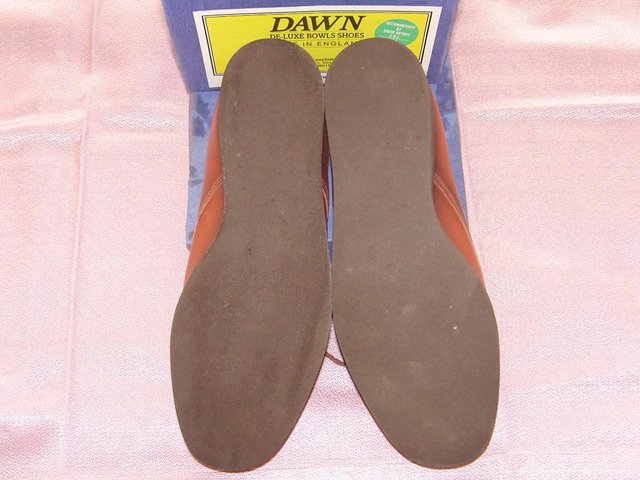 Image 2 of Size 6 Tan Tie Bowls Shoes