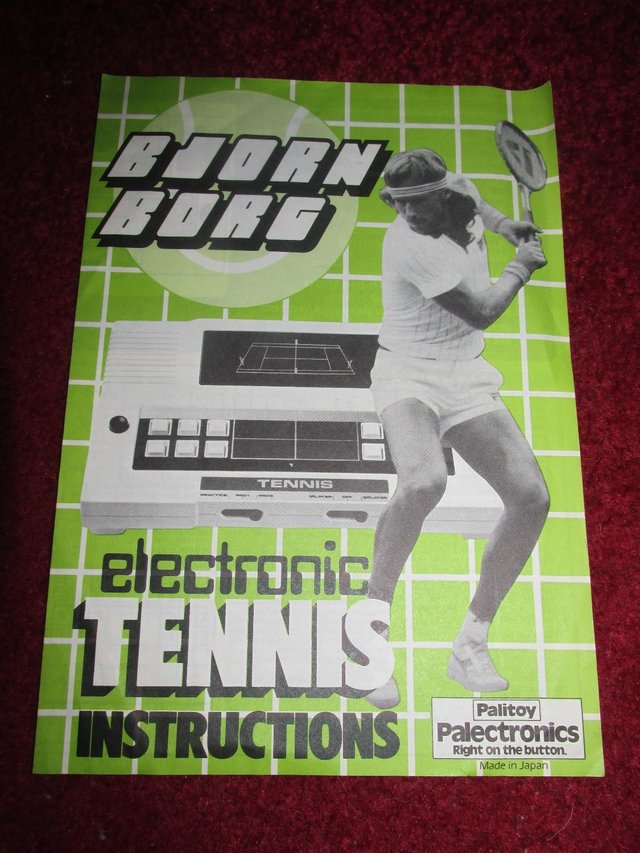 Image 2 of BJORN BORG ELECTRONIC TENNIS GAME - 1980 PALITOY