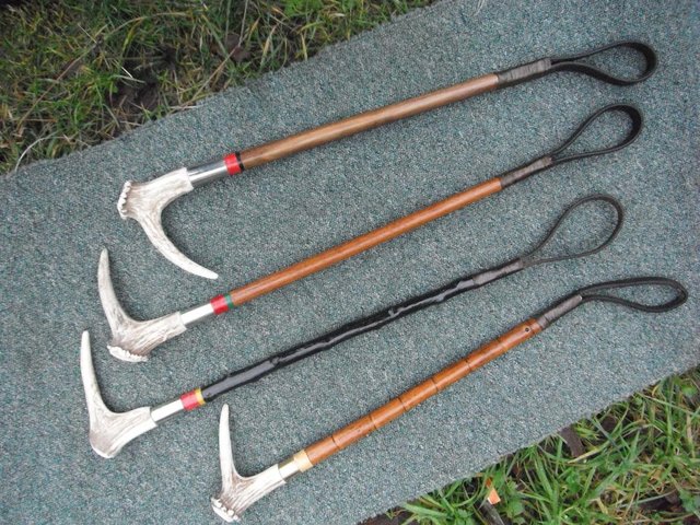 Preview of the first image of New handcrafted Hunting whips all are unique.