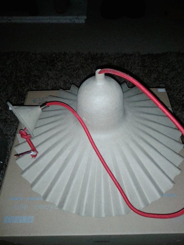 Preview of the first image of Lampshade with red cord..