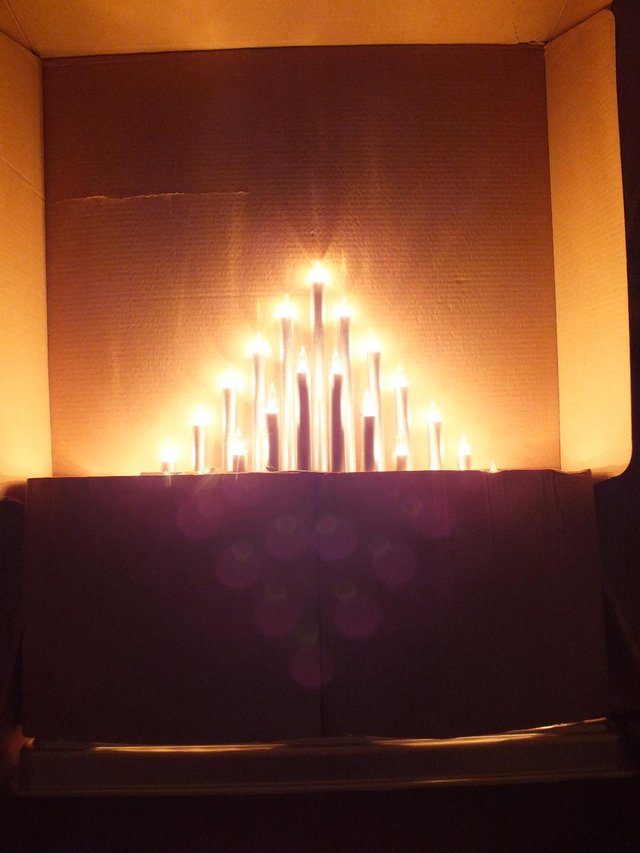 Preview of the first image of Christmas Candle Window Decoration (New).