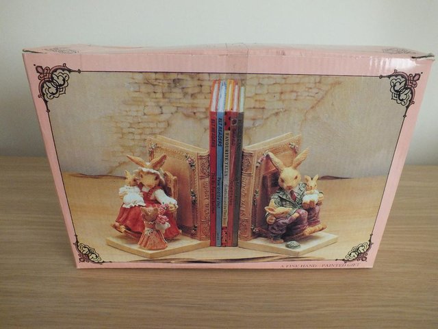 Image 2 of Peter Rabbit Style Bookends (New in Box)