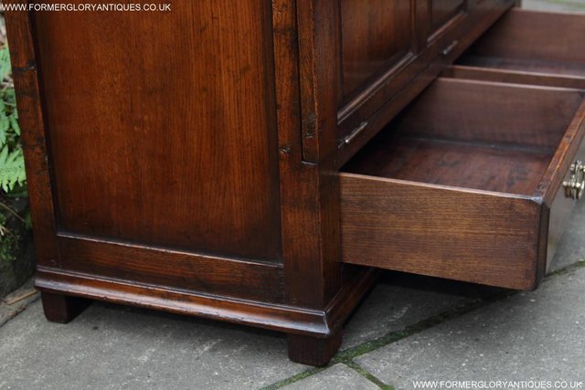 Image 28 of TITCHMARSH & GOODWIN OAK BLANKET DOWER CHEST BOX COFFER