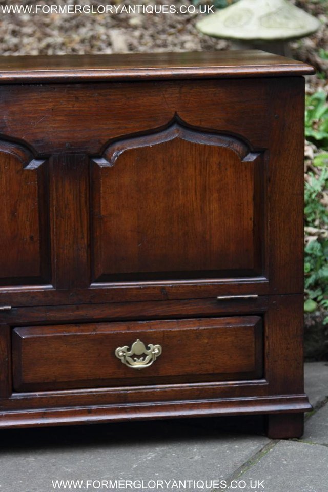 Image 29 of TITCHMARSH & GOODWIN OAK BLANKET DOWER CHEST BOX COFFER