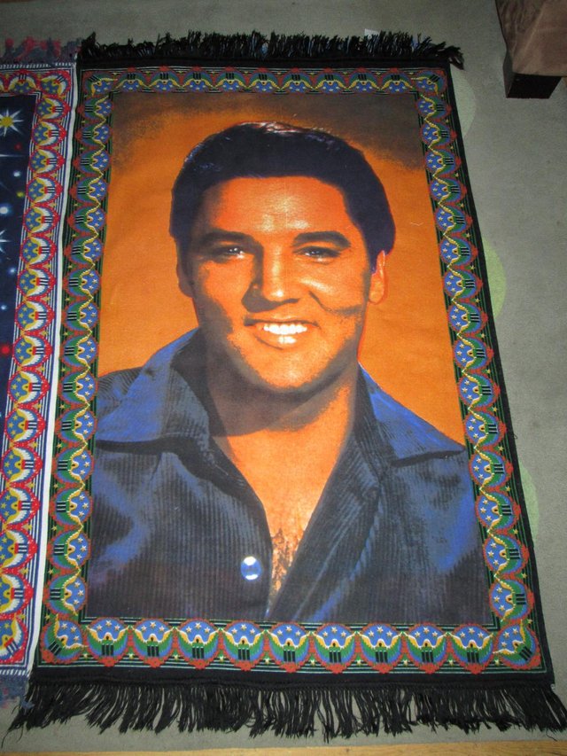 Preview of the first image of Retro Elvis Presley Rugs (Incl P&P).