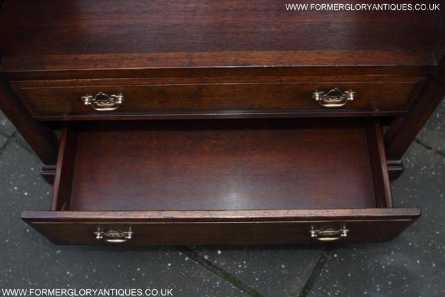 Image 4 of TITCHMARSH AND GOODWIN OAK TV HI FI DVD STAND TABLE CABINET