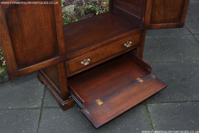 Image 14 of TITCHMARSH AND GOODWIN OAK TV HI FI DVD STAND TABLE CABINET