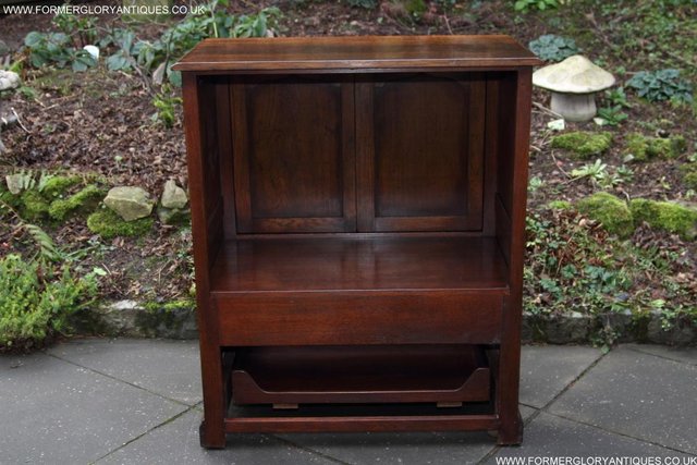 Image 39 of TITCHMARSH AND GOODWIN OAK TV HI FI DVD STAND TABLE CABINET