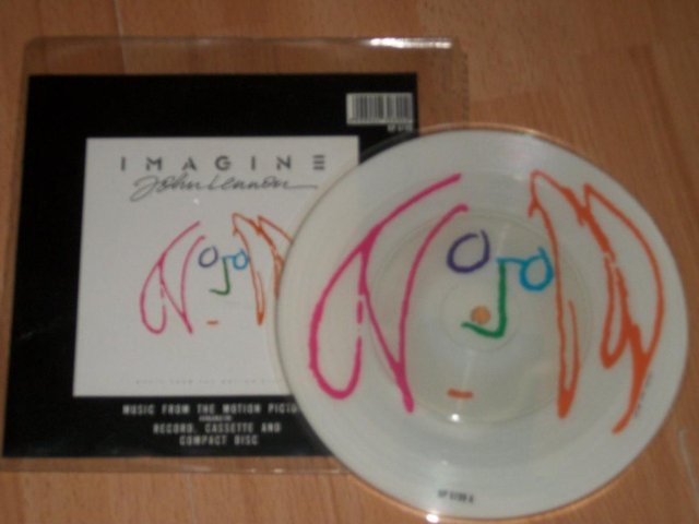 Preview of the first image of John Lennon Imagine Picture Disc Very Rare.