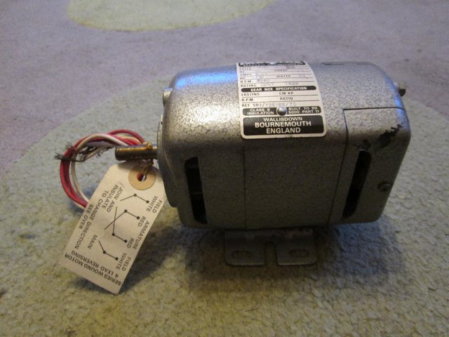 Preview of the first image of Parvalux SD1 230V 5500rpm Motor (Incl P&P).
