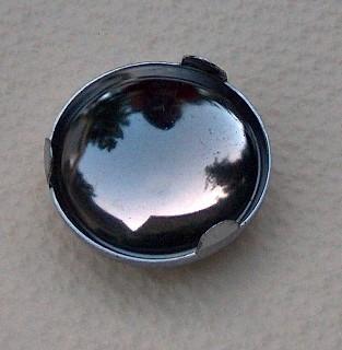 Preview of the first image of HUB CAP chromed for vintage Silver Cross pram Marmet Wilson.