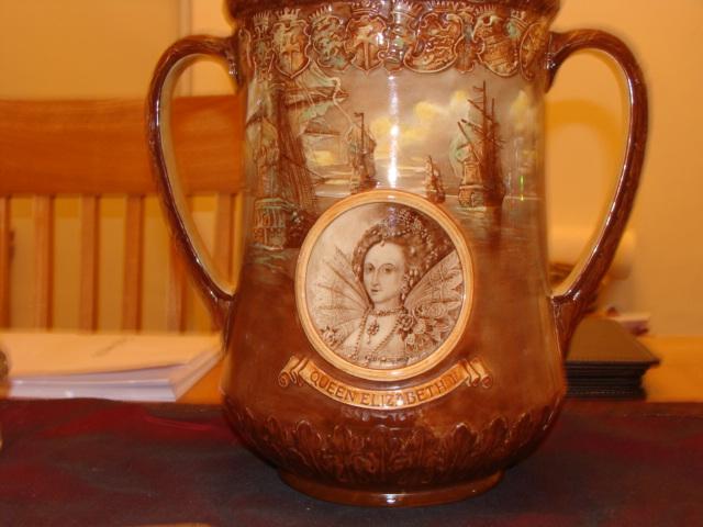 Image 2 of Queen Elizabeth II Coronation - Royal Doulton Loving Cup