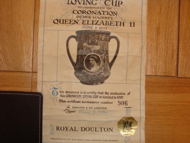 Image 3 of Queen Elizabeth II Coronation - Royal Doulton Loving Cup