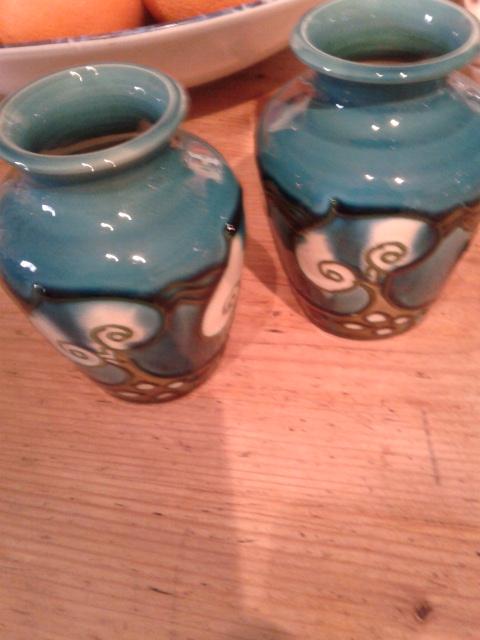 Preview of the first image of pair MINTON        secessionist ...number 6 vases.