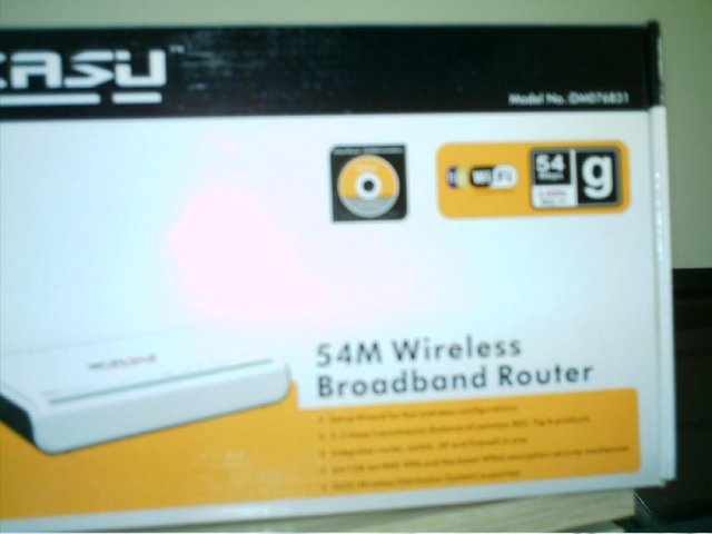Preview of the first image of wireless router.