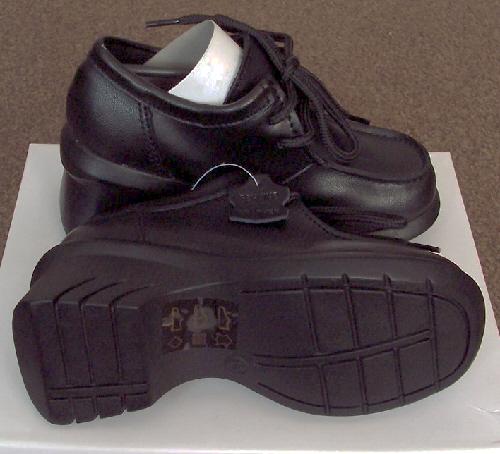 Image 2 of 2 Pairs Of Girls Black Leather School Shoes (New & Boxed)