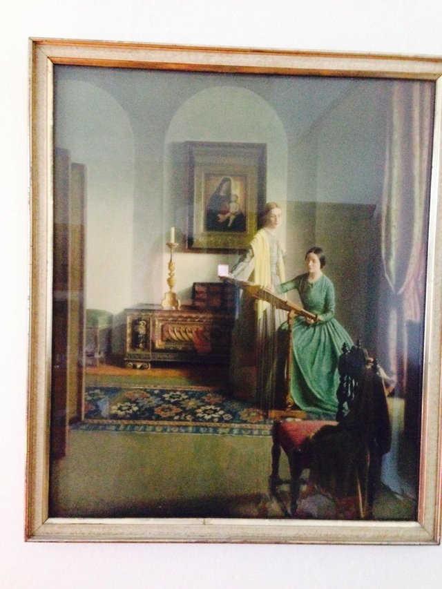 Preview of the first image of Beautiful print depicting Georgian/Edwardian life.