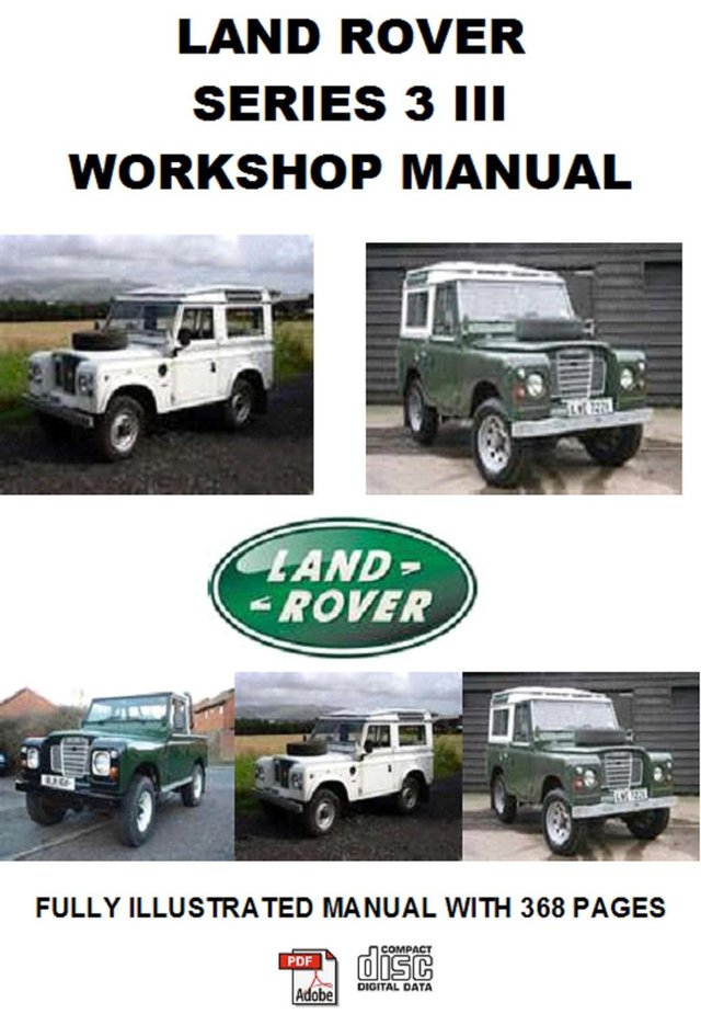Preview of the first image of Land Rover Series 3 (1971 - ) Workshop Service Repair Manual.