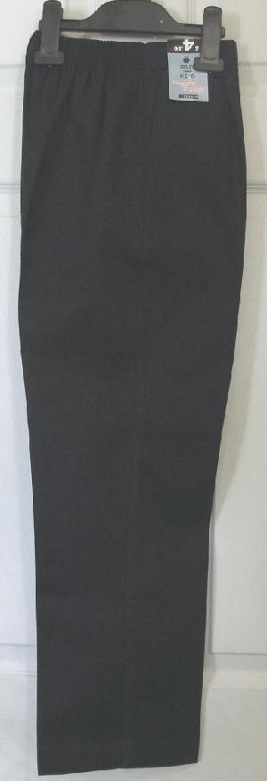 Preview of the first image of Bnwt Boys Black School Trousers - age 9/10 yrs.   B19.