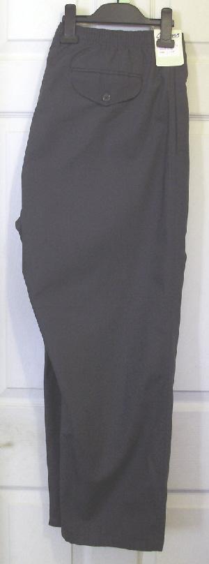 Preview of the first image of Bnwt Mens Dark Grey Trousers By Chums - Sz 42" W/27"L  B19.