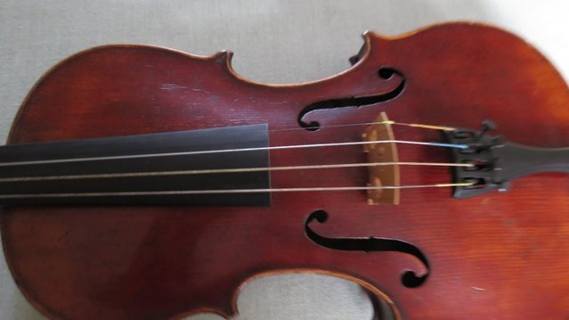 Image 7 of 3/4 size Violin ascribed to Mathias Neuner Mittenwald 1824