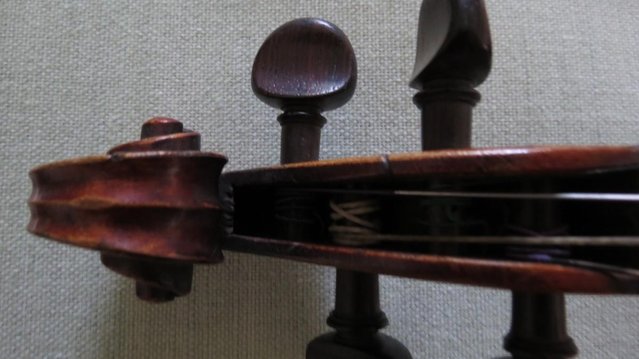 Image 9 of 3/4 size Violin ascribed to Mathias Neuner Mittenwald 1824