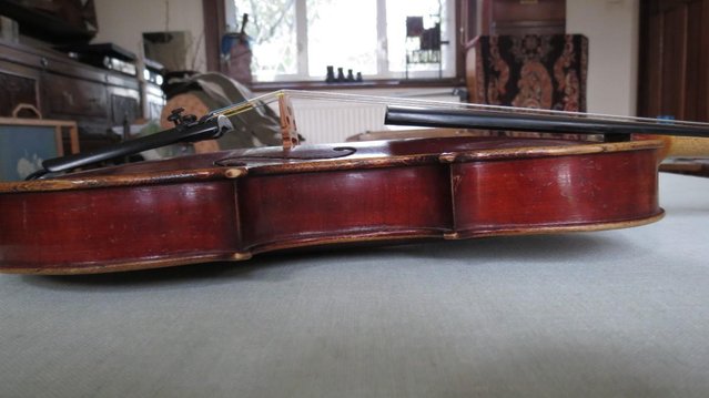 Image 12 of 3/4 size Violin ascribed to Mathias Neuner Mittenwald 1824