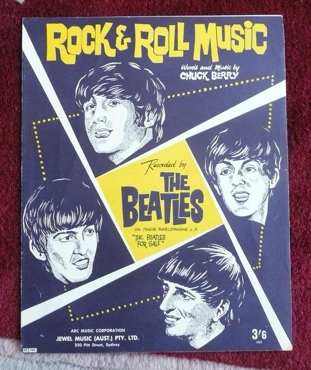 Preview of the first image of BEATLES  UK SHEET MUSIC WANTED.