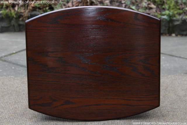 Image 47 of AN OLD CHARM TUDOR OAK NEST OF THREE COFFEE SIDE END TABLES