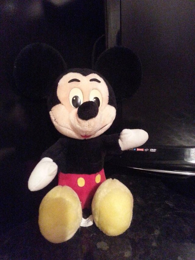 Preview of the first image of Disney Mickey Mouse 10 inch plush teddy.
