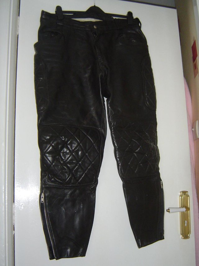 Image 2 of Motorcycle Leather Trousers