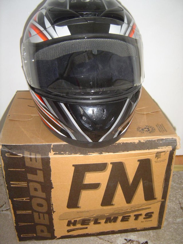 Image 3 of Motorcycle F M helmet
