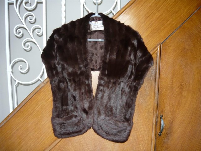 Preview of the first image of A MINK STOLE  (SHAWL).