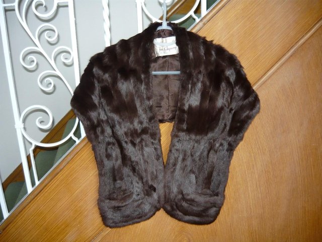Image 2 of A MINK STOLE  (SHAWL)