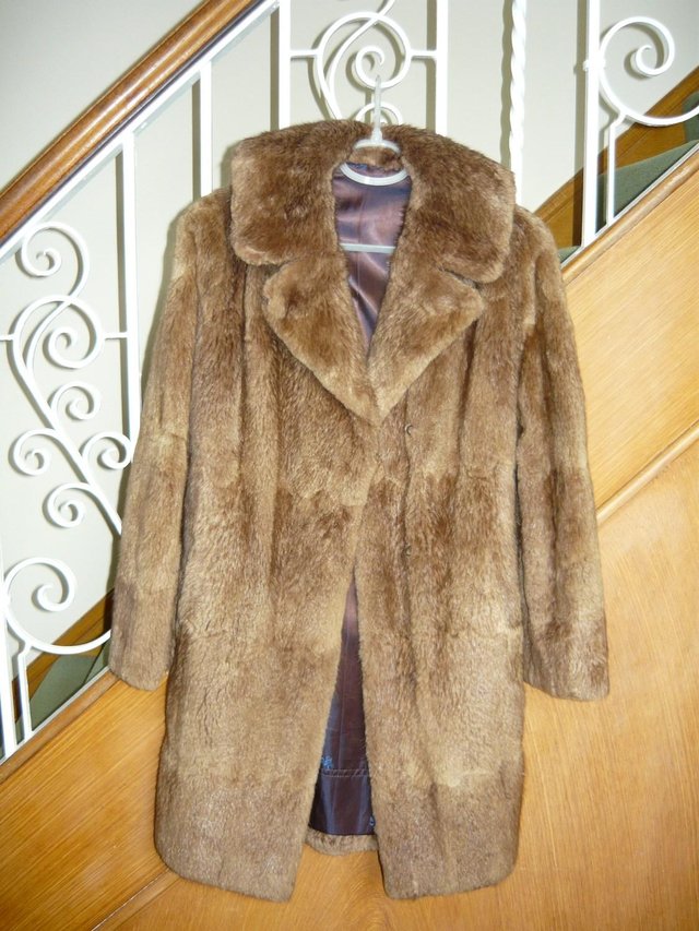 Preview of the first image of A REAL FUR COAT.