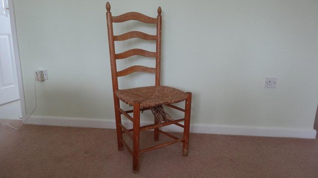 Preview of the first image of Sturdy beechwood chair..