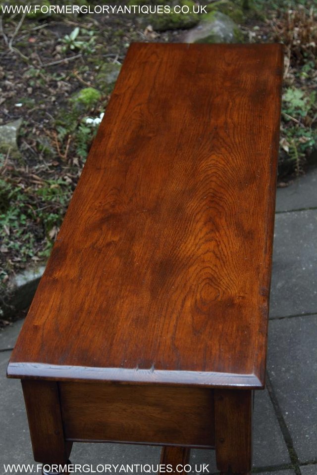 Image 45 of TITCHMARSH GOODWIN STYLE OAK DRESSER BASE SIDEBOARD TABLE