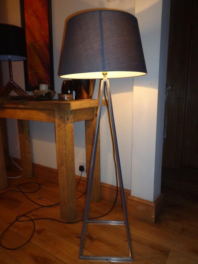 Preview of the first image of UNIQUE VINTAGE PYRAMID LAMPSHADE FROM “LOCCI COLLECTION”.