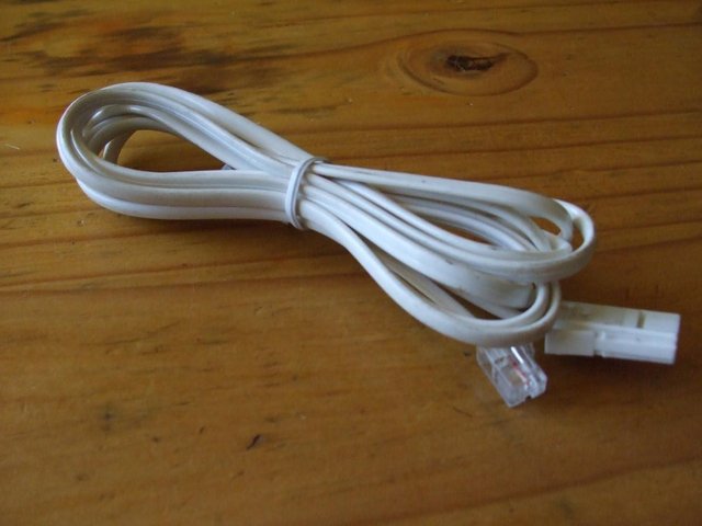 Preview of the first image of ADSL/BT TELEPHONE CABLE ADAPTOR(ONLY £1.00).