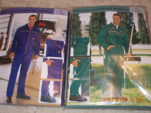 Preview of the first image of Mens Rallye Working Overall (Boilersuit) new/packaged x 44R.