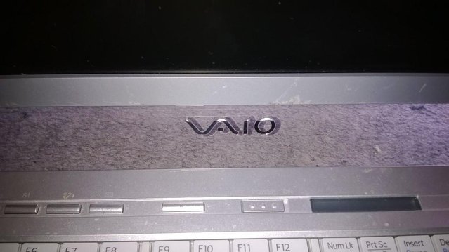 Preview of the first image of Sony Vaio computer.